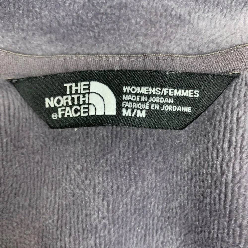 The North Face Fleece Jacket Womens M Gray Full Zip Mock Neck Softshell SOFT - Picture 6 of 10